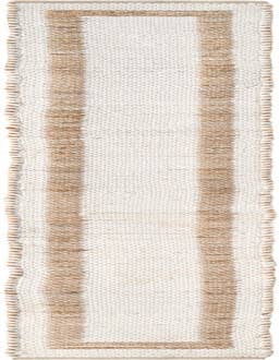 Detail image of 1' 2 x 10' Hand Woven Chindi Jute Table Runner Rug