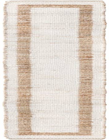 Detail image of 1' 2 x 8' Hand Woven Chindi Jute Table Runner Rug