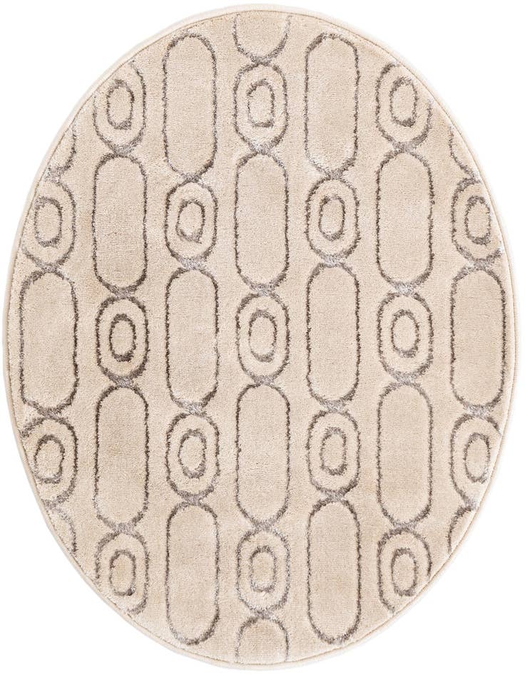 Detail image of 3' x 3' Vogue Geo Round Rug