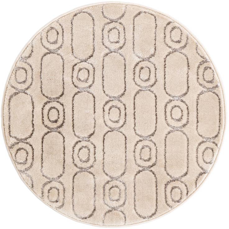 Detail image of 3' x 3' Vogue Geo Round Rug