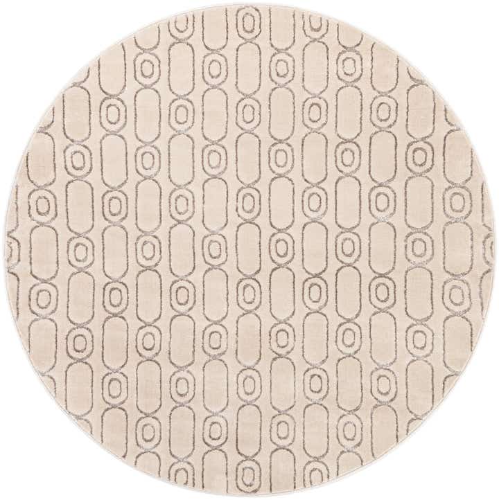 6' x 6' Vogue Geo Round Rug