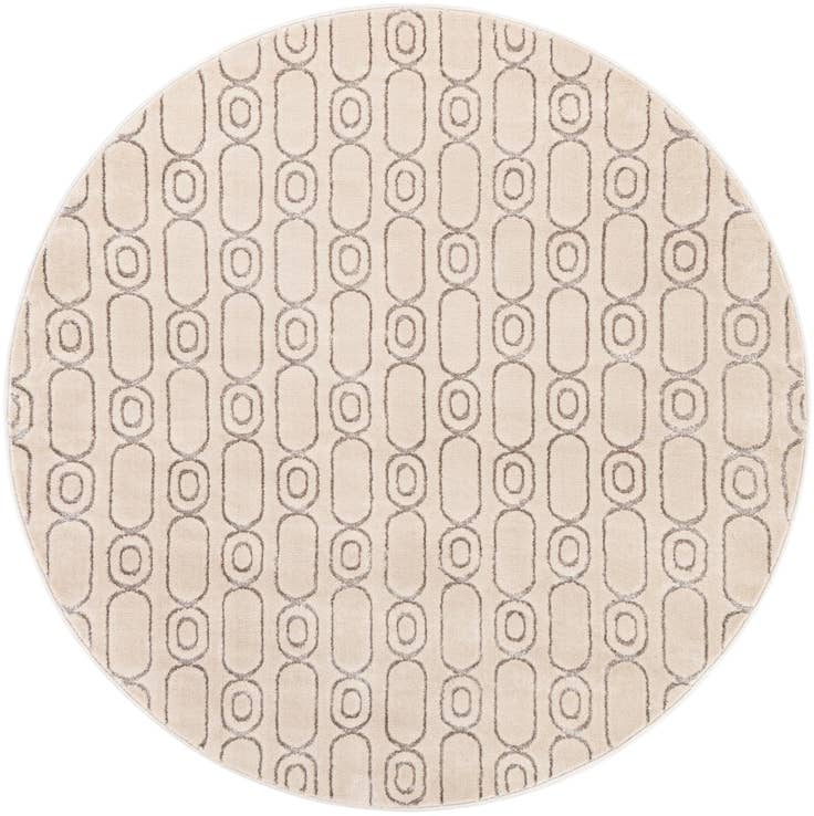 Detail image of 6' x 6' Vogue Geo Round Rug