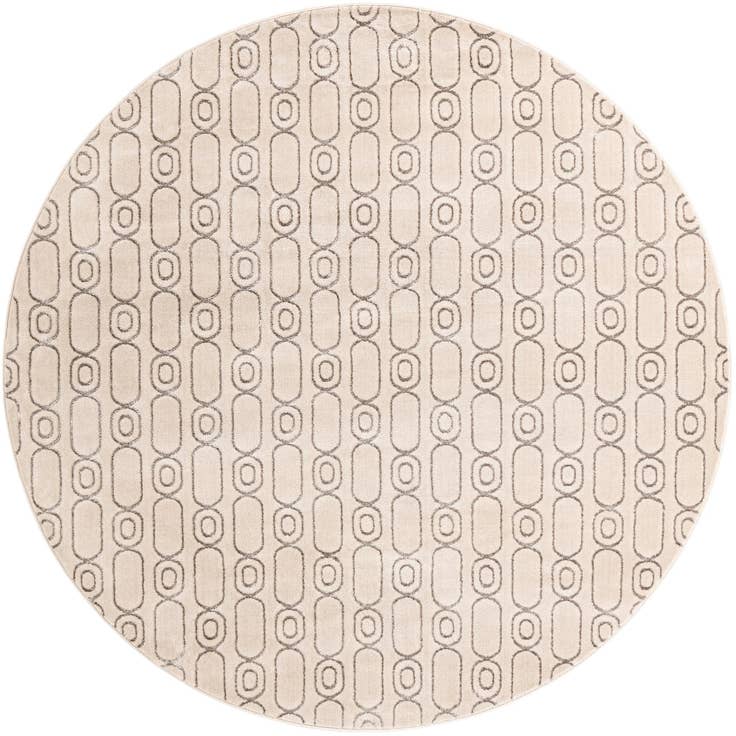 Detail image of 7' 10 x 7' 10 Vogue Geo Round Rug