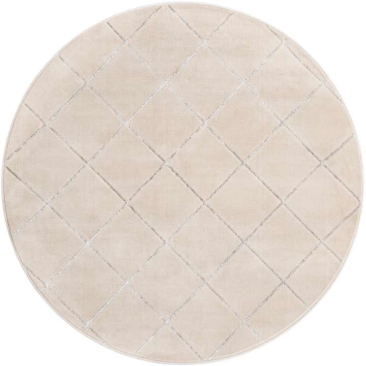 6' x 6' Vogue Geo Round Rug