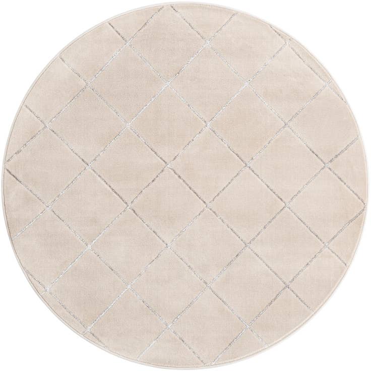 Detail image of 6' x 6' Vogue Geo Round Rug