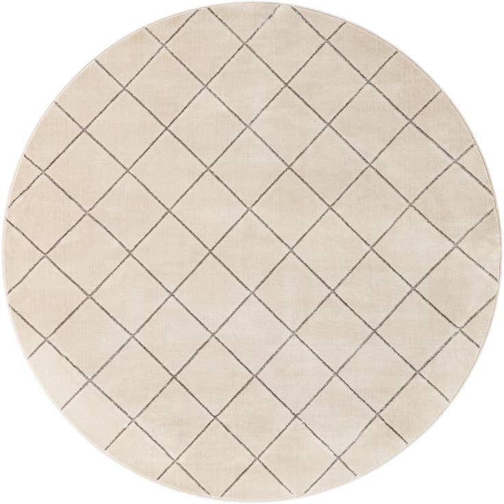 Detail image of 7' 10 x 7' 10 Vogue Geo Round Rug