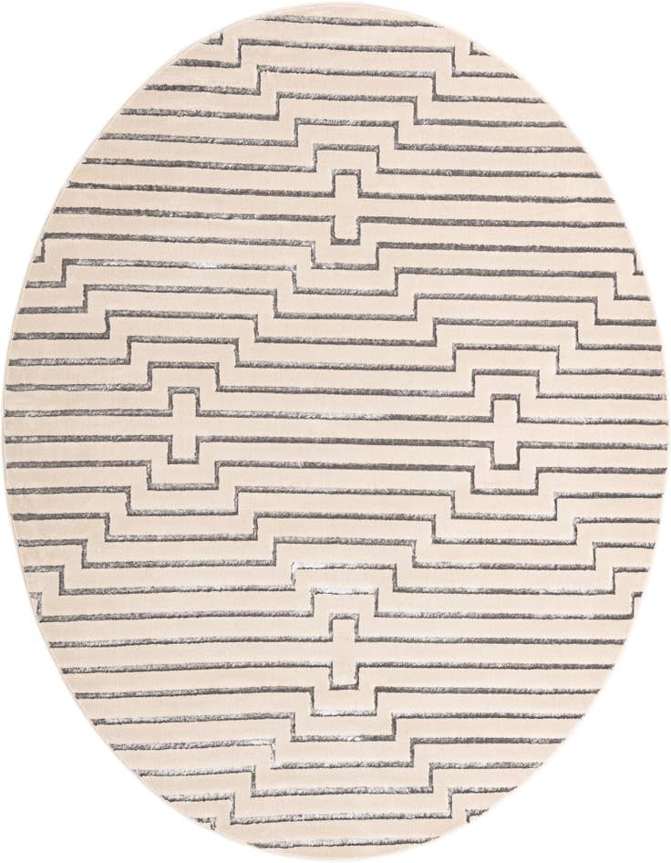 Detail image of 10' x 10' Vogue Geo Round Rug