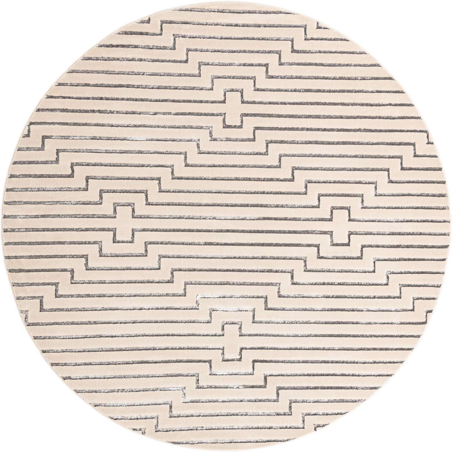 10' x 10' Vogue Geo Round Rug