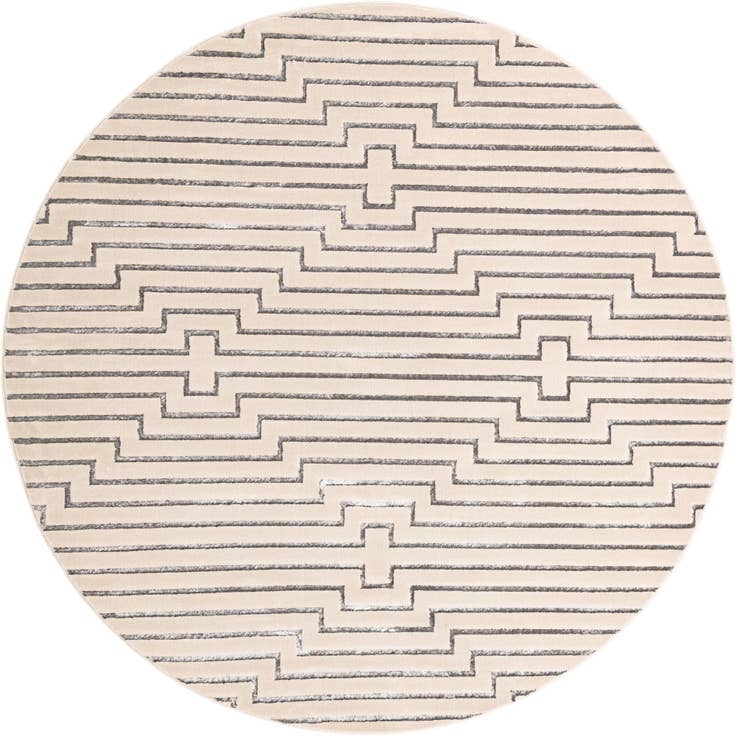 Detail image of 10' x 10' Vogue Geo Round Rug