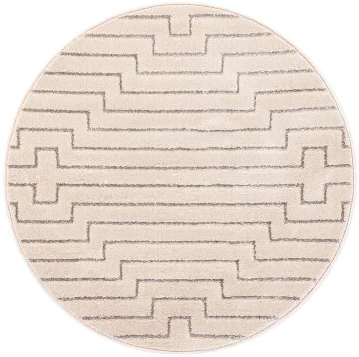 3' x 3' Vogue Geo Round Rug