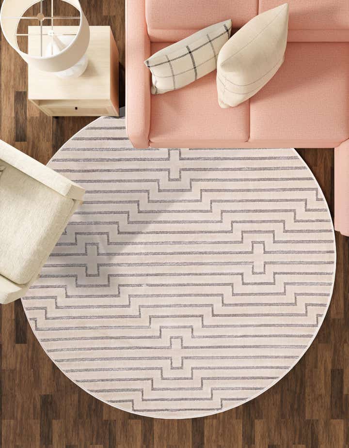 10' x 10' Vogue Geo Round Rug