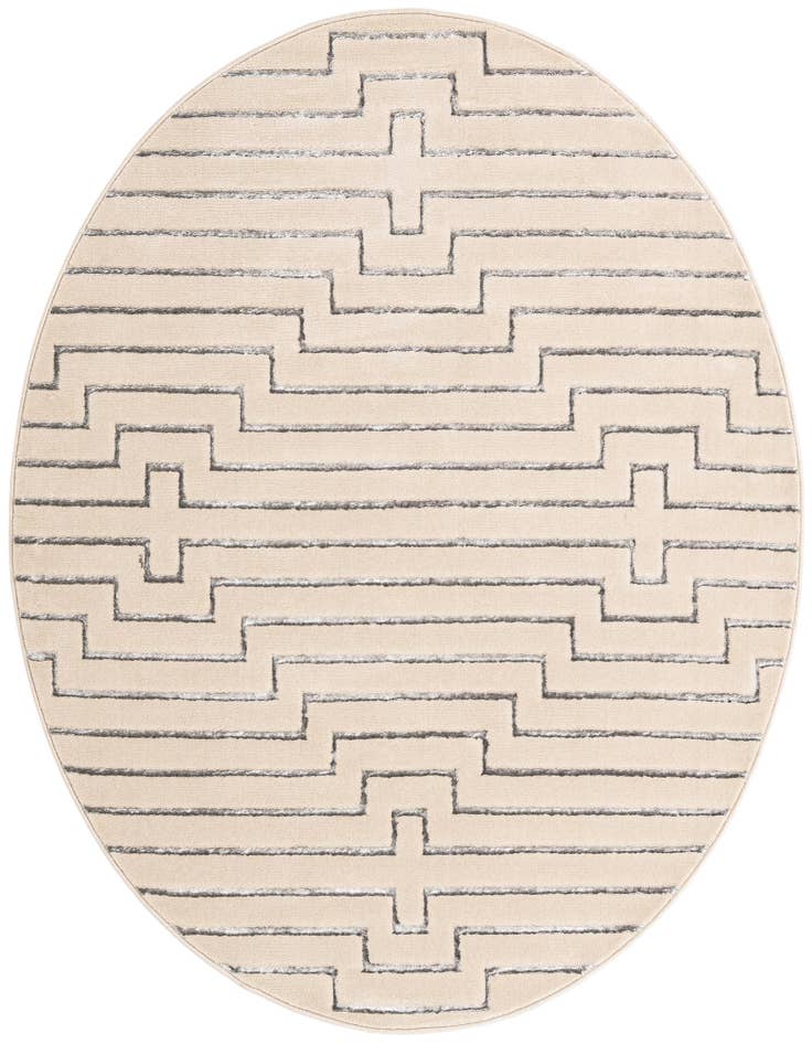Detail image of 6' x 6' Vogue Geo Round Rug