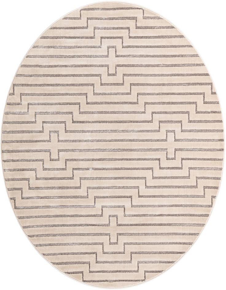 Detail image of 7' 10 x 7' 10 Vogue Geo Round Rug
