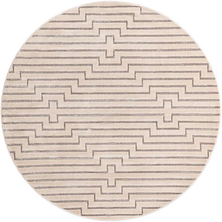 7' 10 x 7' 10 Vogue Geo Round Rug