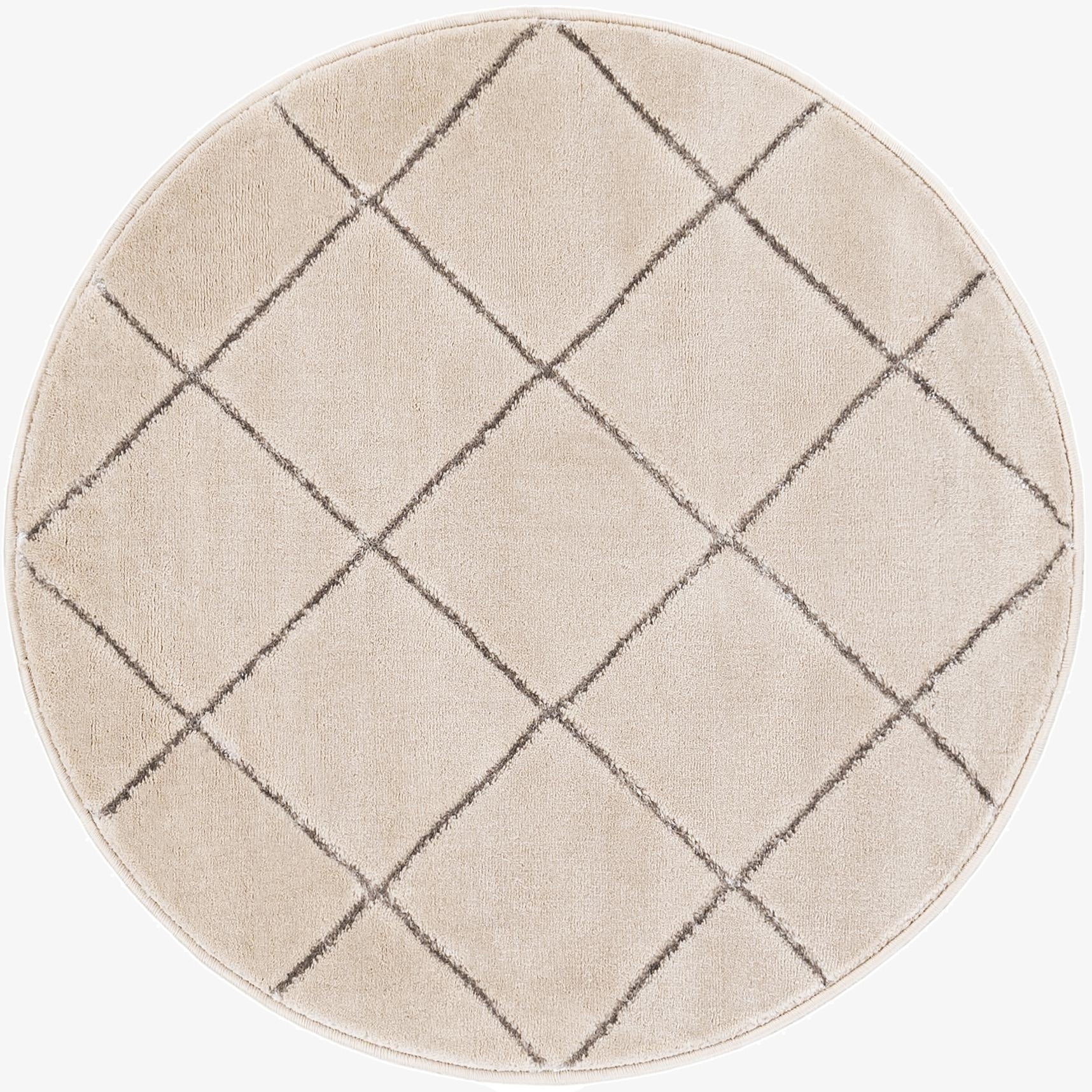 3' x 3' Vogue Geo Round Rug