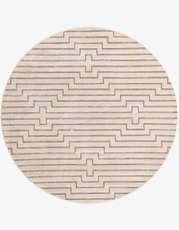 7' 10 x 7' 10 Vogue Geo Round Rug
