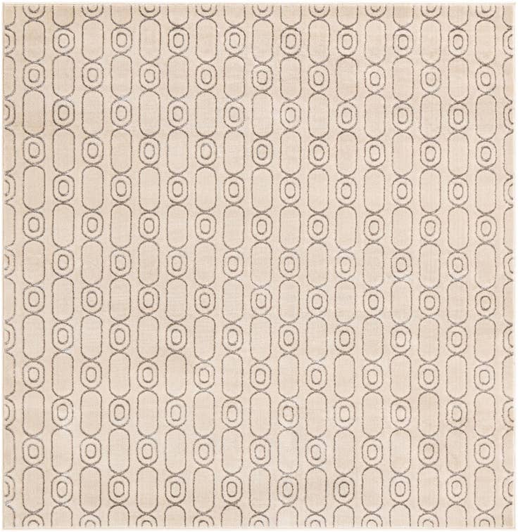 Detail image of 7' 10 x 7' 10 Vogue Geo Square Rug