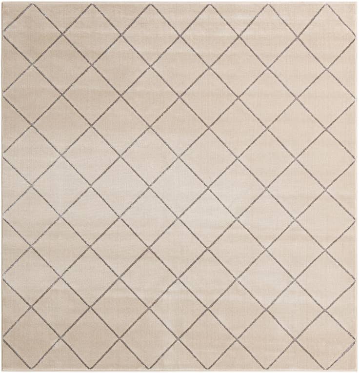 Detail image of 7' 10 x 7' 10 Vogue Geo Square Rug