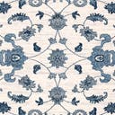 Rug White Blue Swatch link