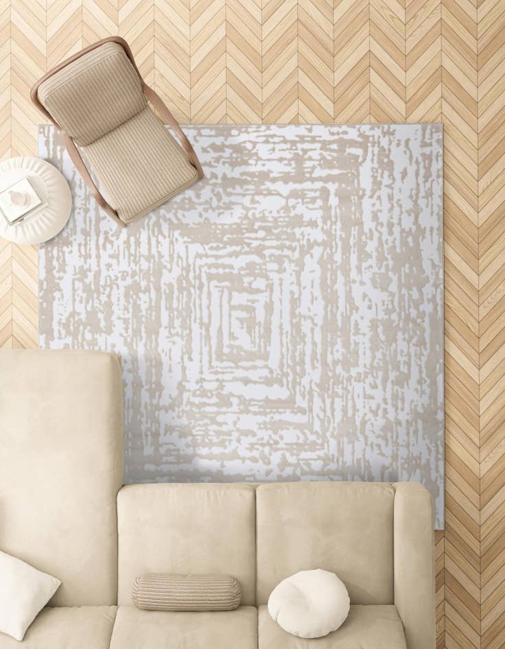 Detail image of 7' 10 x 7' 10 Hermitage Square Rug