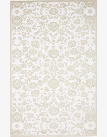 White Brown Himalaya Rug