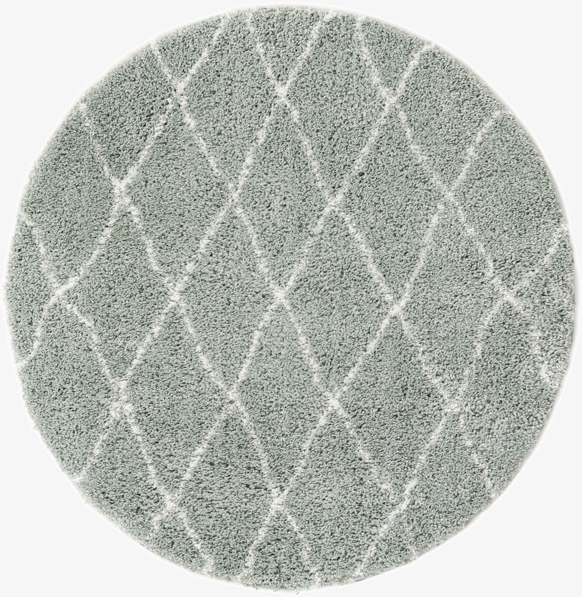 5' 3 x 5' 3 Marrakesh Shag Round Rug