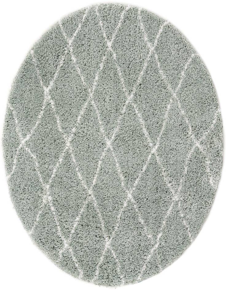 Detail image of 5' 3 x 5' 3 Moroccan Shag Round Rug