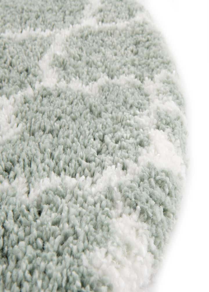 7' 10 x 7' 10 Moroccan Shag Round Rug