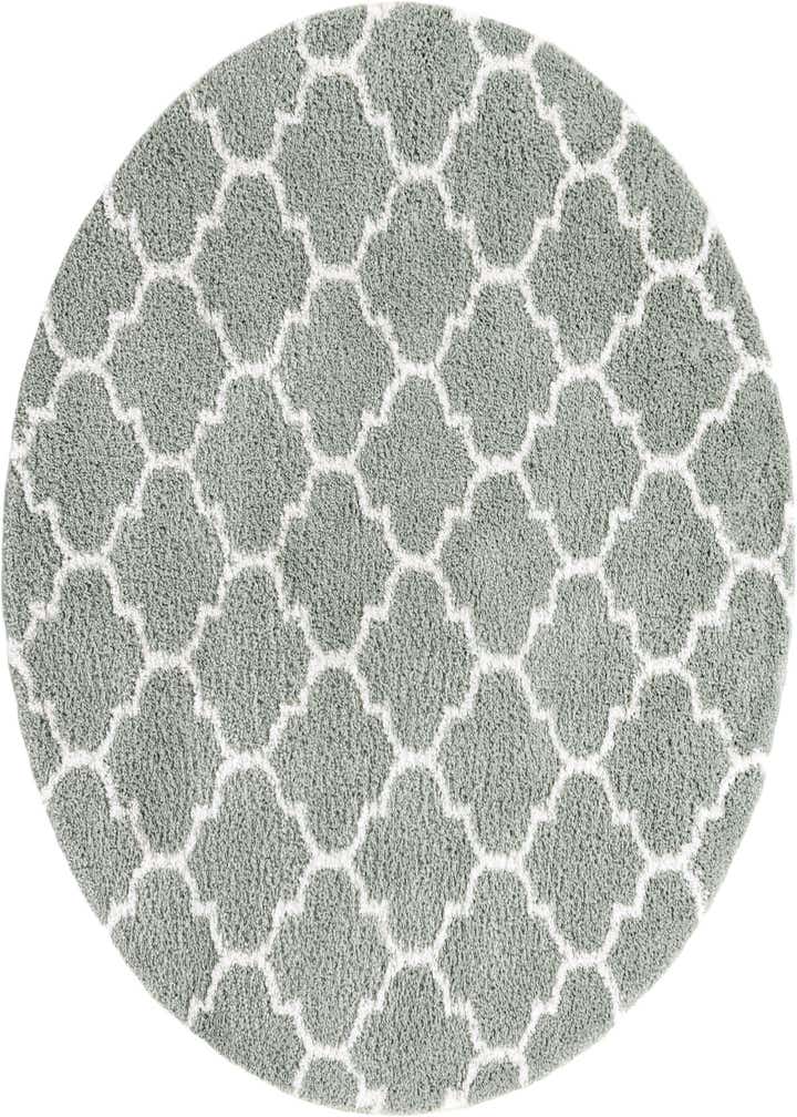 7' 10 x 7' 10 Moroccan Shag Round Rug