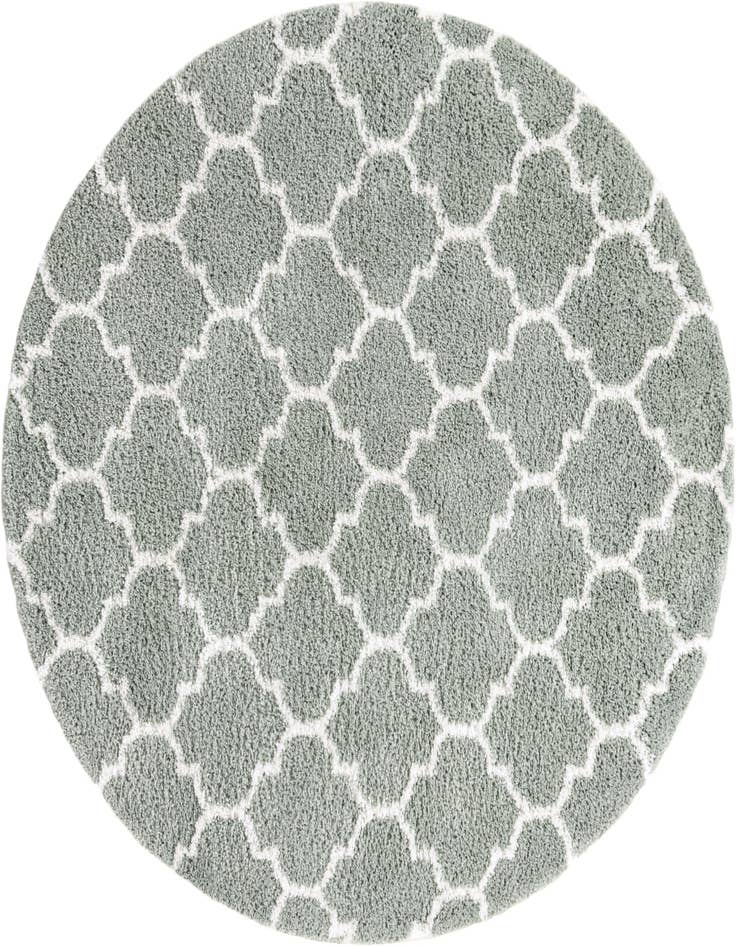 Detail image of 7' 10 x 7' 10 Moroccan Shag Round Rug