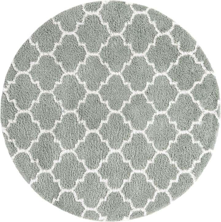 7' 10 x 7' 10 Moroccan Shag Round Rug