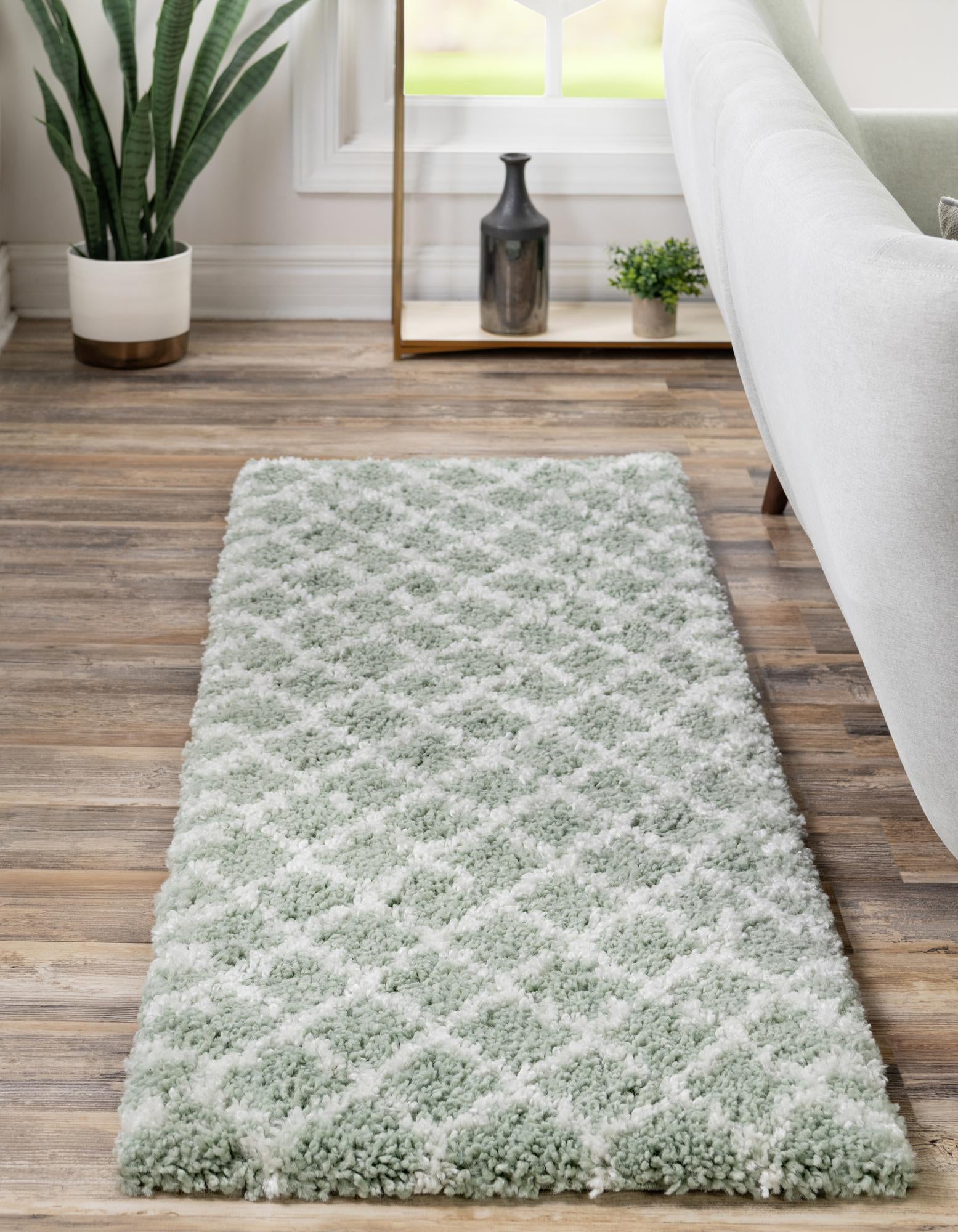 3' 3 x 16' 5 Marrakesh Shag Runner Rug