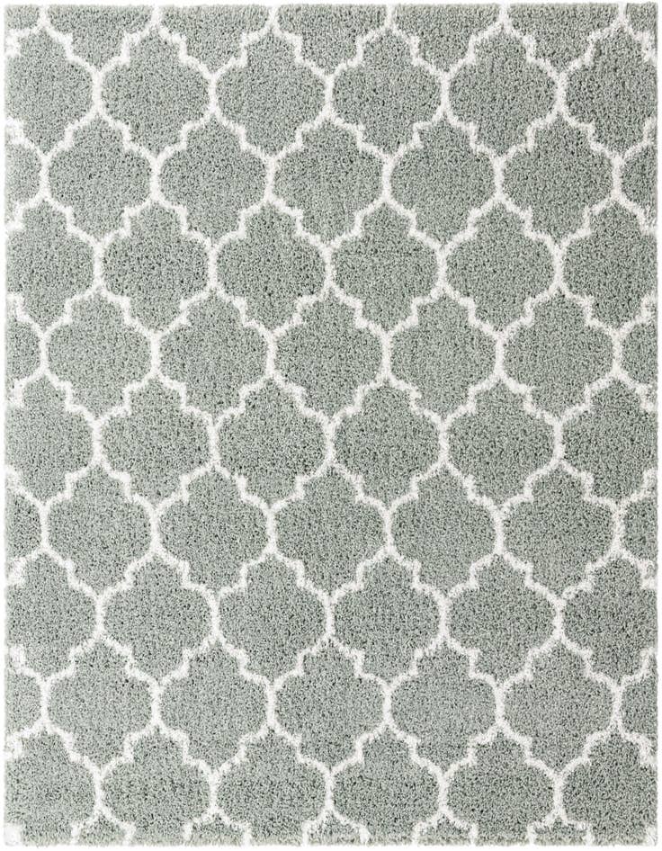 Detail image of 7' 10 x 7' 10 Moroccan Shag Square Rug