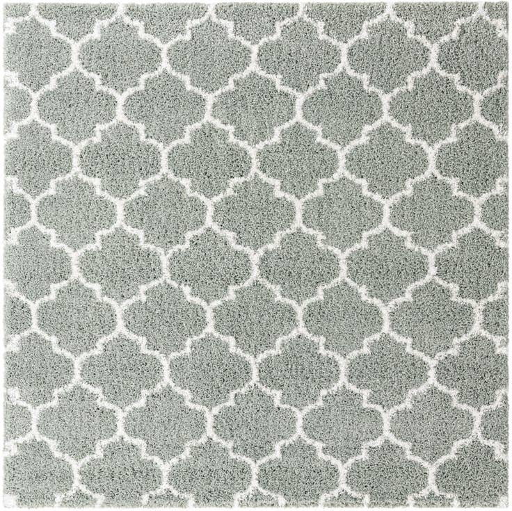 Detail image of 7' 10 x 7' 10 Moroccan Shag Square Rug