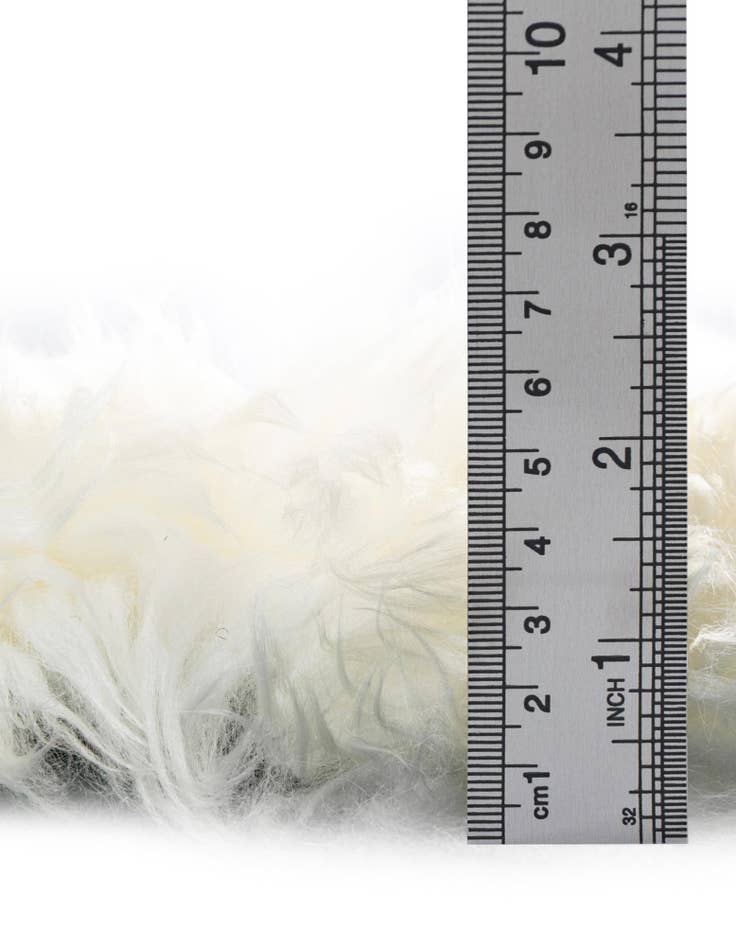 Detail image of 3' 3 x 6' Natural Sheepskin Freeform Rug