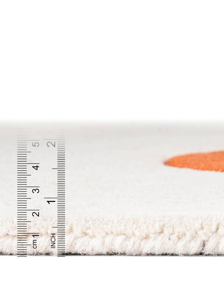 Detail image of 2' x 2' Playtime Kids Wool Freeform Rug