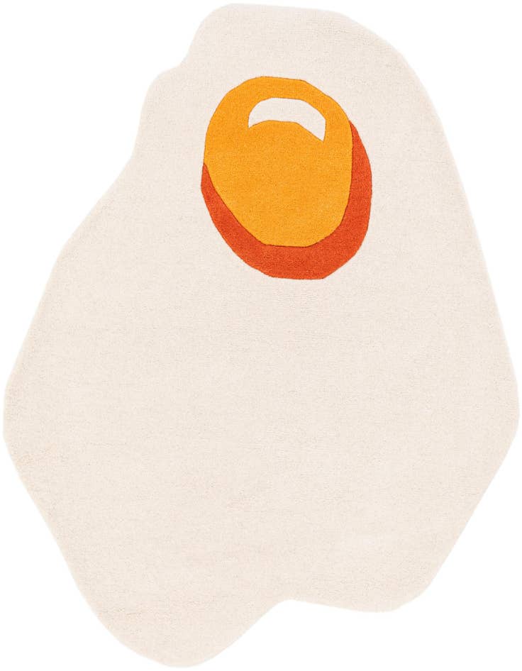 Detail image of 5' 1 x 5' 1 Playtime Kids Wool Freeform Rug