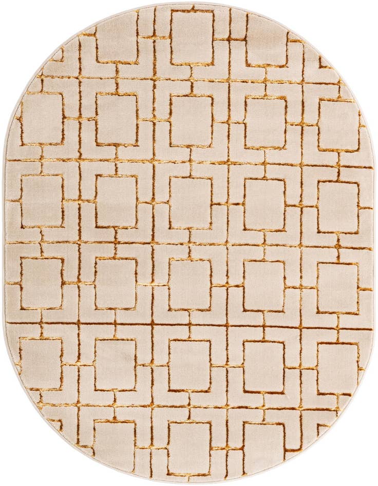 Detail image of 4' x 6' Marilyn Monroe™ Glam Deco Oval Rug
