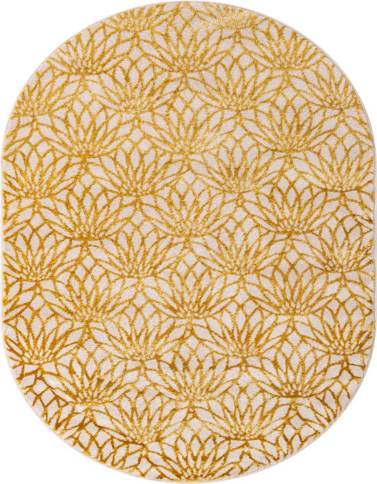 Detail image of 4' x 6' Marilyn Monroe™ Glam Dahlia Oval Rug