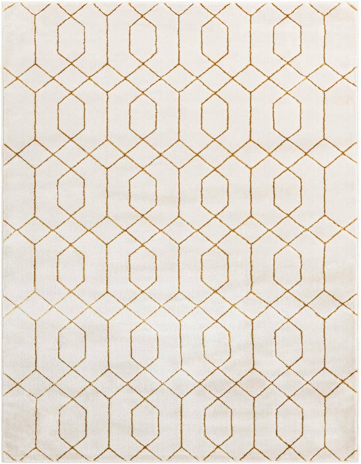 Detail image of 5' 3 x 8' Marilyn Monroe™ Glam Trellis Rug