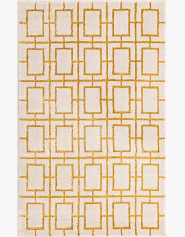 White Gold Marilyn Monroe™ Glam Deco Rug