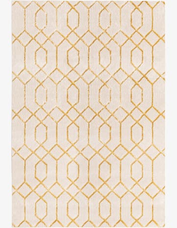 White Gold Marilyn Monroe™ Glam Trellis Rug
