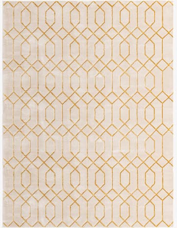 White Gold Marilyn Monroe™ Glam Trellis Rug