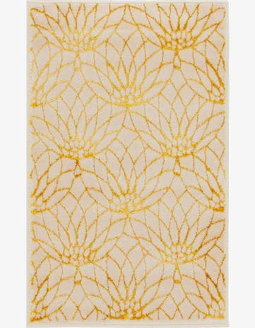 White Gold Marilyn Monroe™ Glam Dahlia Rug