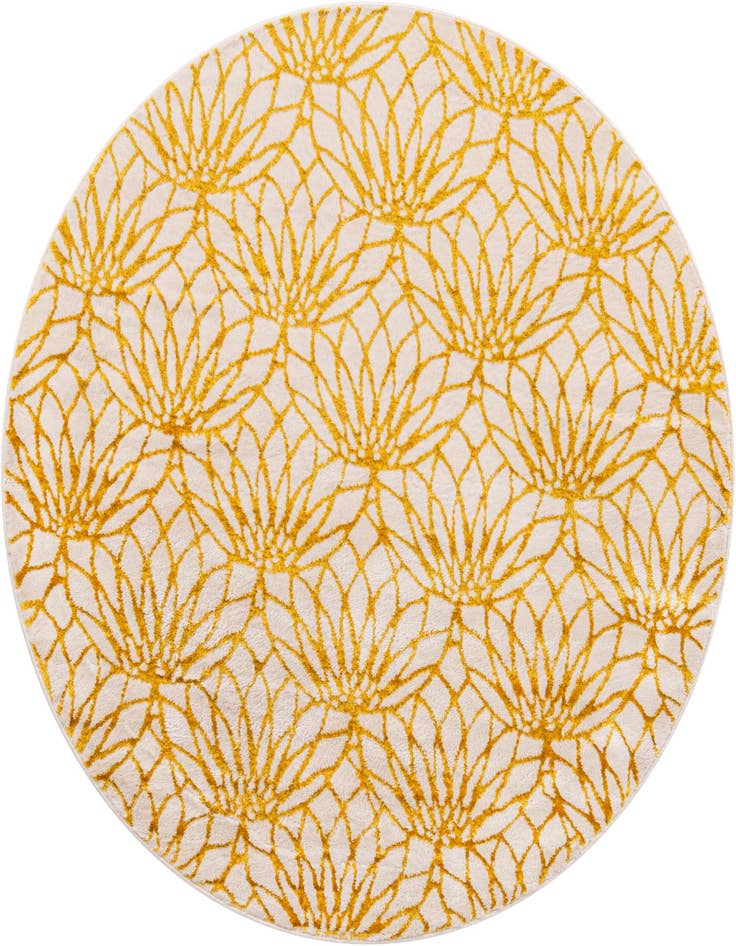 Detail image of 5' 3 x 5' 3 Marilyn Monroe™ Glam Dahlia Round Rug