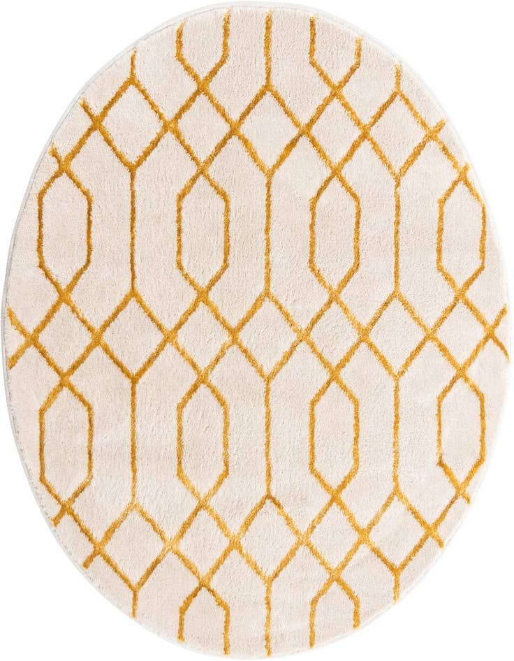 Detail image of 3' x 3' Marilyn Monroe™ Glam Trellis Round Rug