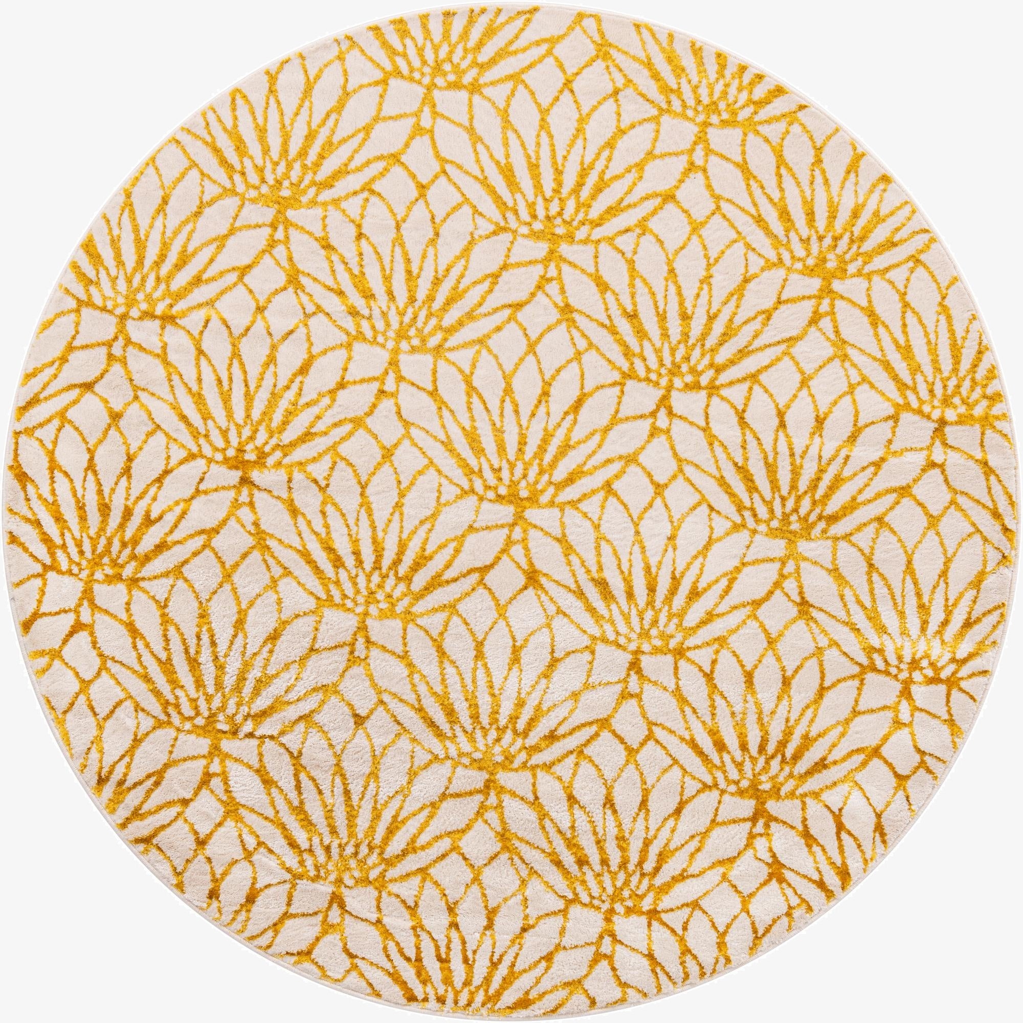 5' 3 x 5' 3  Marilyn Monroe&trade; Glam Dahlia Round Rug