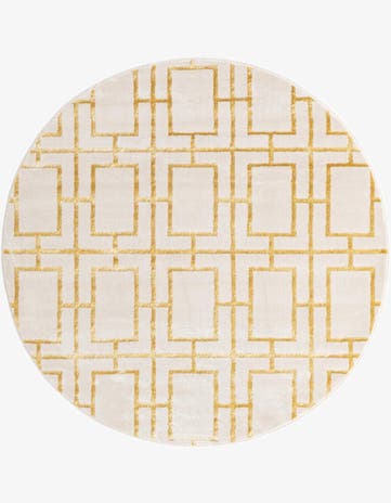 5' 3 x 5' 3 Marilyn Monroe™ Glam Deco Round Rug