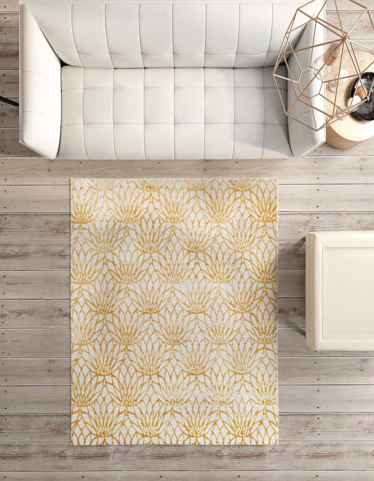 Detail image of 7' 10 x 7' 10  Marilyn Monroe&trade; Glam Dahlia Square Rug