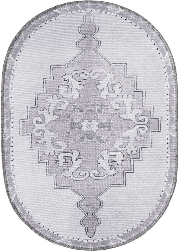 2' x 3' Washable Timeless Oval Rug